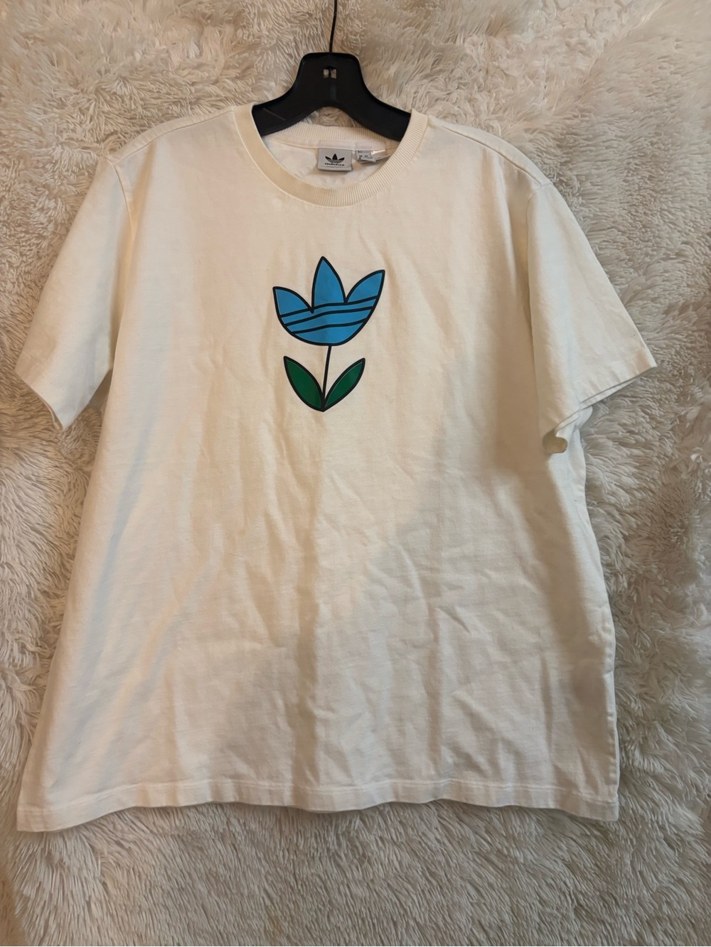 adidas Women Flower Tee Shirt Size:XL